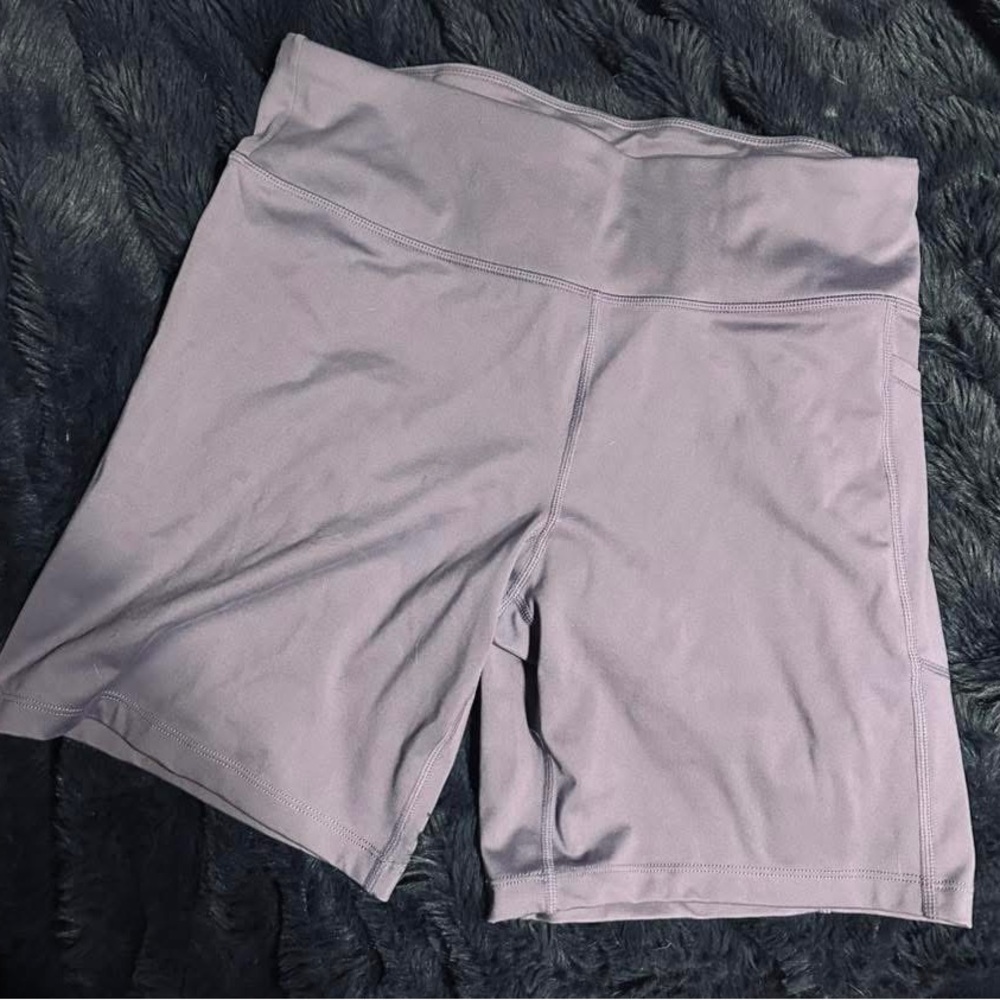 Women's Lavender Biker Shorts - Picture 1 of 1